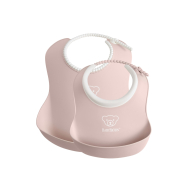 BABYBJORN - zestaw śliniaków mały/duży - Powder Pink