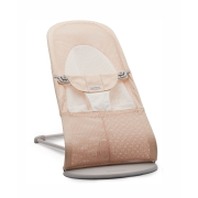 BABYBJORN - leżaczek BALANCE SOFT MESH - Różowy/Biały