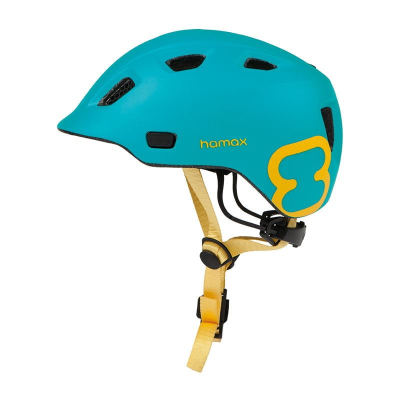 Hamax - Kask dziecięcy roz 52-56 - turquoise/yellow