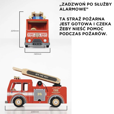 zabawka wóz strażacki